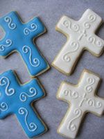 Cross Cookies on Palm Sunday